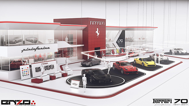 Ferrari expo stand c...