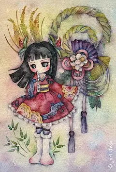 日本插画家juriu的漂亮水彩插画 第三期 - 插画图片_插画师_插画壁纸_场景插画_yidodo.net - 意兜兜