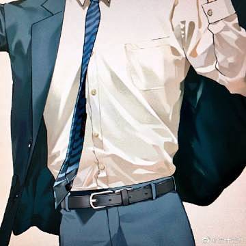 西装革履衬衫   |   来自日本插画设...