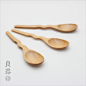 良器生活 弯曲木勺/咖啡勺子/木质勺子 创意可爱木勺子 可爱餐具