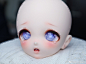 @猫鬼neko 桃桃指定妆
egg01指定妆
眼@鼠阁 可喜欢这对雾蒙蒙的紫眼珠了~
#bjd妆面#bjd妆面超话 ​​​​
