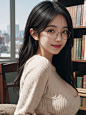 梓鸣AI绘画：知性女孩有哪些特质呢？-今日头条