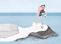 【台湾插画师miss cyndi的作品】
台湾插画家欣蒂小姐 Miss Cyndi ，擅长使用柔和、细腻的线条与笔触，描绘出真实又带点想象意味的生活小事。这一系列插画作品想表达每个人的人生都是一个精彩的剧本，而这剧本里有着无数的小章节，每个章节又是一段段耐人寻味的故事。