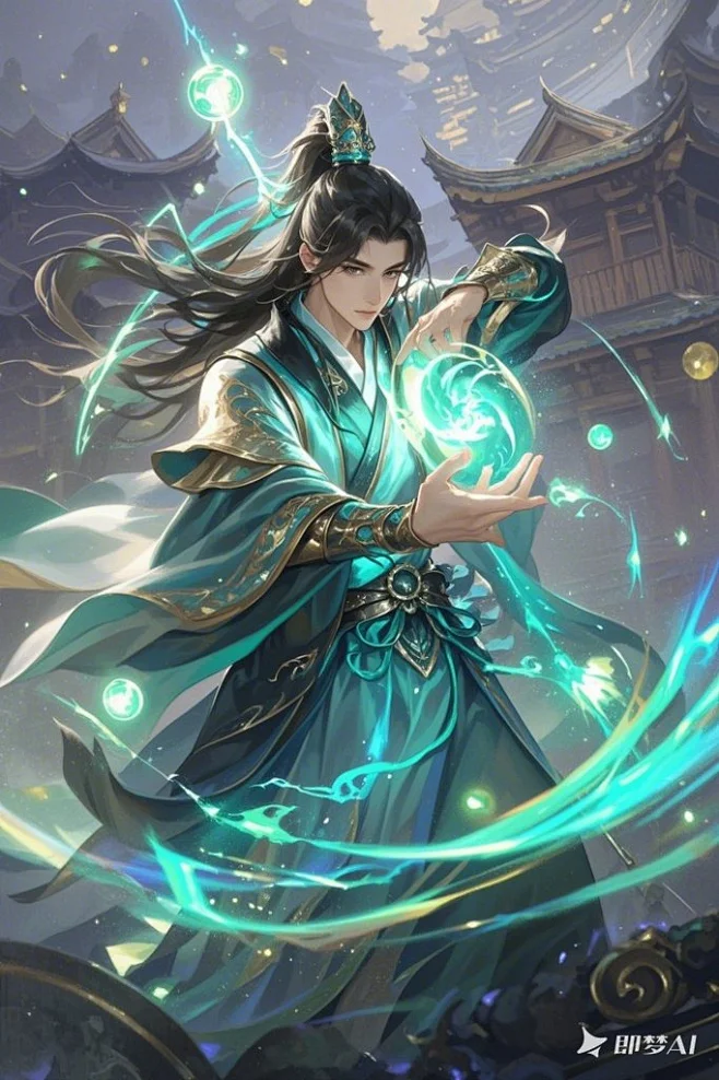 东方玄幻，男，古风，技能特效 (1)-花瓣网