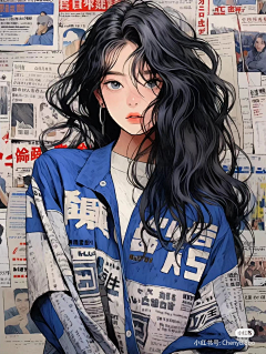 千篇千律采集到插画