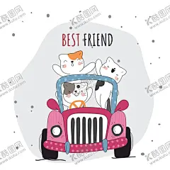 可爱卡通小猫宠物快乐小猫海报设计猫巫师 【酷图网】美术绘画工具,水彩笔,颜料,画画本子,簿子稿纸,课外学习,幼儿小儿少年,儿童培训,练习训练班,中小学生学校,教室课堂,卡通人物,手绘插画,海报设计,招贴画,卡通猫,矢量猫,手绘猫,猫插画,魔法猫,猫巫师,猫插图,飞猫,猫宠物,宠物,矢量宠物,卡通宠物,手绘宠物,宠物插画,可爱猫,矢量动物