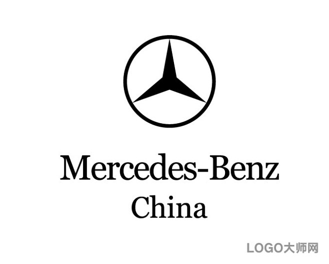 奔驰汽车矢量logo及设计含义