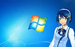 Windows萌娘窗边七美高清桌面壁纸可爱桌面壁纸1