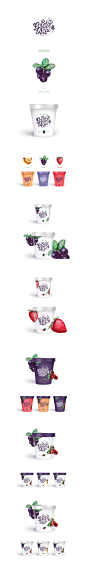 BERRY GOOD AÇAÍ : Naming, identity, and package design for a Brazilian frozen ice cream company.