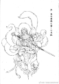 最近群里朋友很热衷画线稿，我也翻出以前的一些手绘线稿出来~先发二十八星宿的毛笔线稿吧~~ ​​​​