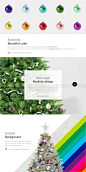 华丽圣诞节自定义圣诞树装饰布置ps分层样机素材展示效果源文件下载_颜格视觉