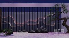 南京庭院景观采集到山水景墙