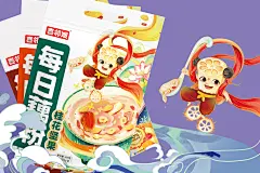 藕粉包装设计-古田路9号-品牌创意/版权保护平台