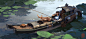 Ah!!(Yawning) Where is the fish...  & Daily Sketches, Kan Liu(666K信譞) : This is the latest piece of my IP to show Xiang Xiaolu is fishing for Woody, but seems very hard to her.
Love to draw the really small story to help to improve the world.
I also t