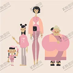 扁平人物插画 【酷图网】场景交流,人物,电子商务图标,商业人物,扁平插画,二维插画,扁平插画类,立体构图,扁平风,户外,科技插画,插画设计