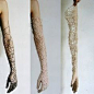 Sonja Baumel, 2009 | Knitted gloves representing the bacteria covering human skin