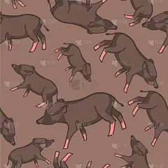 可爱的,猪,乱画,四方连续纹样,请柬,纺织品,野生动物,壁纸,动物,爱