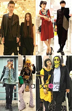 创意混搭很个性，Party造型很疯狂！海报网日本街拍之古着聚集地原宿篇 084期