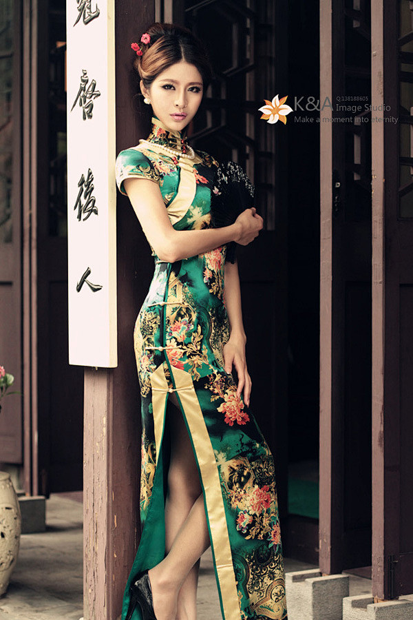 模特林筱诺复古旗袍写真展现中国女人之美 ...