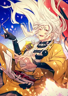【侵删致歉，转采禁止删除tag及图片来源】 pixiv id=49897709 #刀剑乱舞# #小狐丸# #二次元# #动漫帅哥#