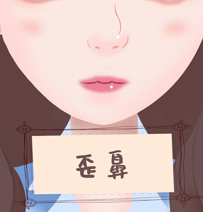 鼻子 鼻小柱 鼻子类型 鼻子分类 朝天鼻...