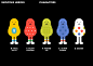Character design  Collaboration motion graphic SML Smoothie KIng Sticky Monster Lab