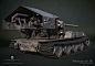 Waffentrager auf E 100, Anton Grozin : Game model of German tank destroyer created for World of Tanks.