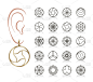 Earring Vector Templates