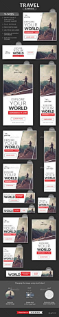 Travel Banners Template <a class="pintag" href="/explore/design" title="#design explore Pinterest">#design</a> Download: <a href="http://graphicriver.net/item/travel-banners/12072510?ref=ksioks" rel=&