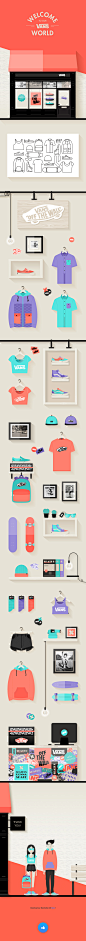 Vans. Free Illustration Kit on Behance