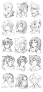 150925 - Headshot Commissions Sketch Dump 5 by Runshin on DeviantArt