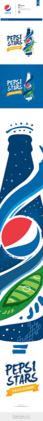 Pepsi - Pepsi Stars Logo on Behance - created via http://pinthemall.net: 