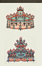 敦煌壁画中的 经典配饰图纹 ​（转）via @建筑手绘大师 ​​​​