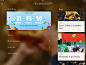 FIFA体育赛事iPad界面设计
