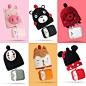 Handmade Hoodie Airpods Cases Knitted Hood Airpods Cases Cartoon Knitted Case for Apple Airpods Earphone Accessories Handmade Knitting Case Protective Cover for air pods