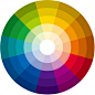 借助色轮的几种配色方案_看图_色彩吧_百度贴吧