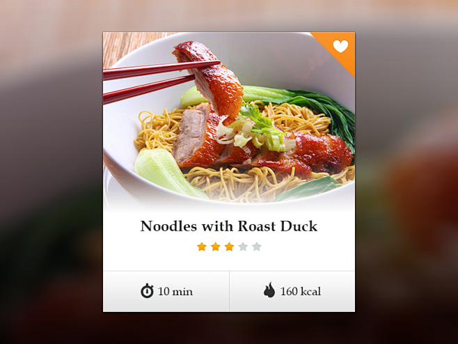 Recipe Widget