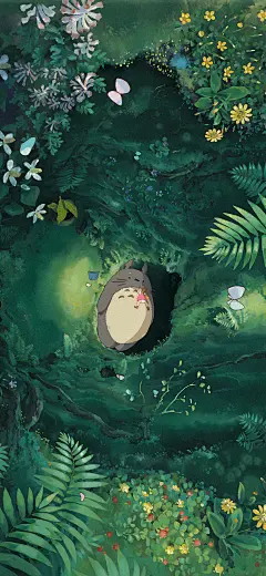 宫崎骏 龙猫 动漫壁纸 手机壁纸