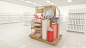 Deja Vu design Display Exhibition  Pallet pos posm Retail soap Stand