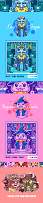 【描边叙事插画集 】ANIMAL COLLECTION