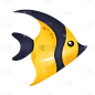 手绘-水族馆元素-鱼