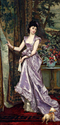 #佳作赏析# 古典油画中的紫色 ​​​​