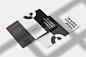 三折页宣传册海报VI设计样机展示模型mockups – 图渲拉-高品质设计素材分享平台