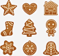 圣诞节装饰饼干免抠素材_新图网 https://ixintu.com 免费png 饼干人 饼干圣诞树 饼干爱心 饼干雪花