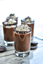 Thin Mint Dark Chocolate Espresso Pots de Creme