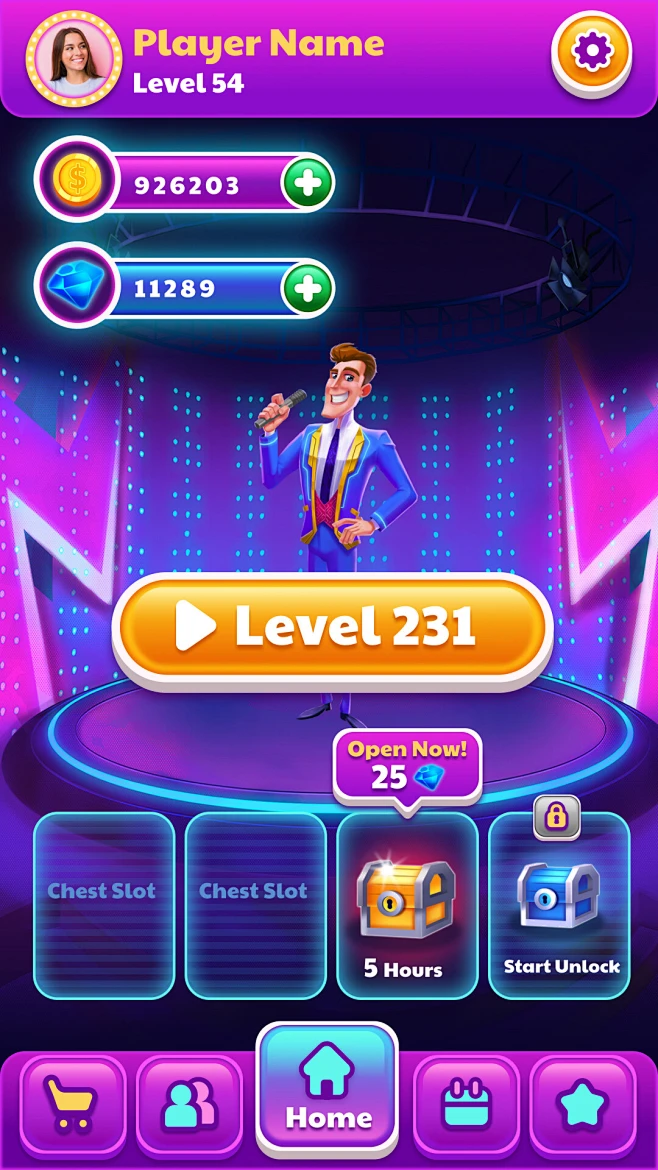Game UI-花瓣网