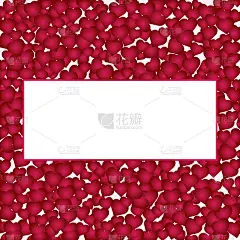 彩色心插图情人节贺卡优雅的节日矢量与文字的空间。温柔和爱的象征