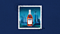 Martell Cognac | Stamps : Comission for Martell Cognac France.A serie of stamps to promovate Martell.