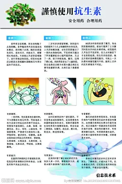 抗生素展板    安全用药   药品类抗生素海报   海报