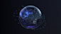 T GLOBE : Interactive Globe for internet company Tencent on behalf of RayKITE agency China. A visual example of showing the Tencent Cloud data in realtime. Server locations on the map and the visual connection in between. Global user tracking in with futu
